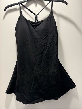 HALARA Black Kids Casual Strappy Tank Dress